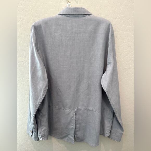 THE NORTH FACE Women’s Button Up Shirt Gray Long Sleeve Outdoor Casual Top | XL - Picture 5 of 8